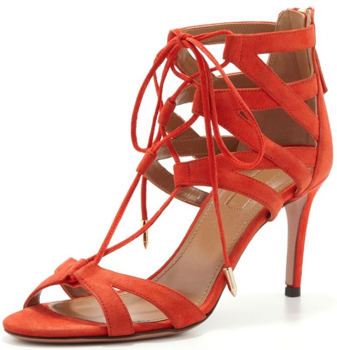 aquzzura beverly hills strappy sandals lace up 3