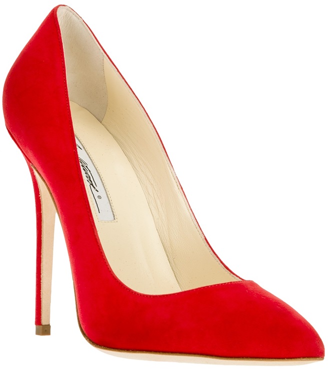 5 inch red heels