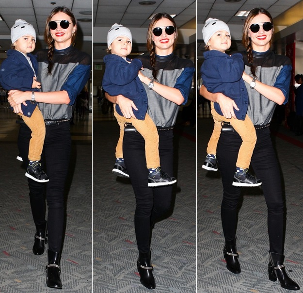 Miranda Kerr and Flynn are Happy Jetsetters