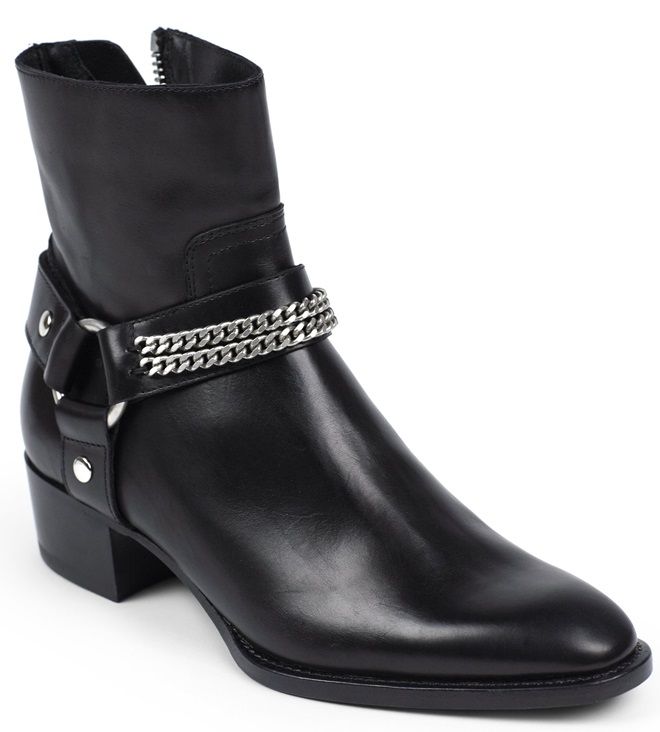 saint laurent rock chain boots