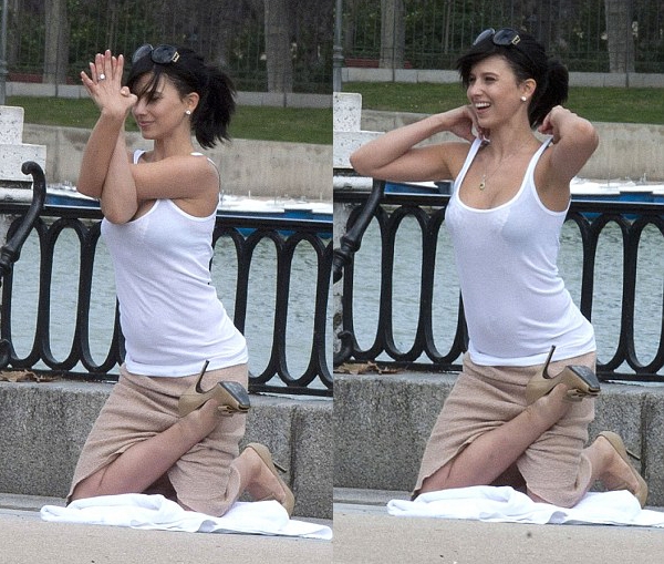 Hilaria-Baldwin-Yoga-Pose-Peep-Toe-Pumps