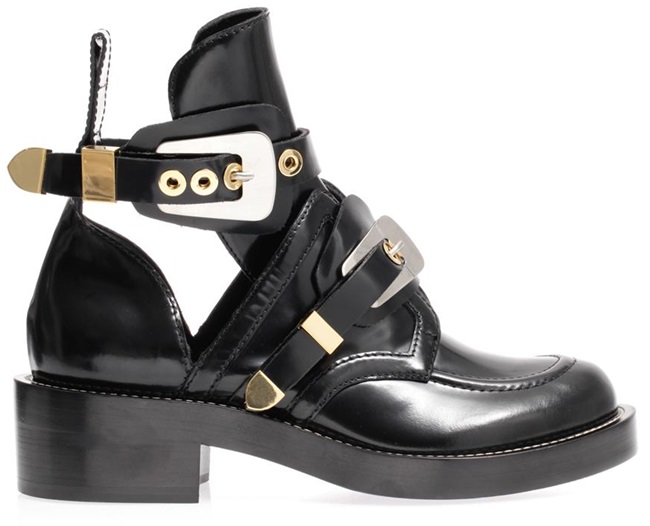 balenciaga the ceinture cutout ankle boots