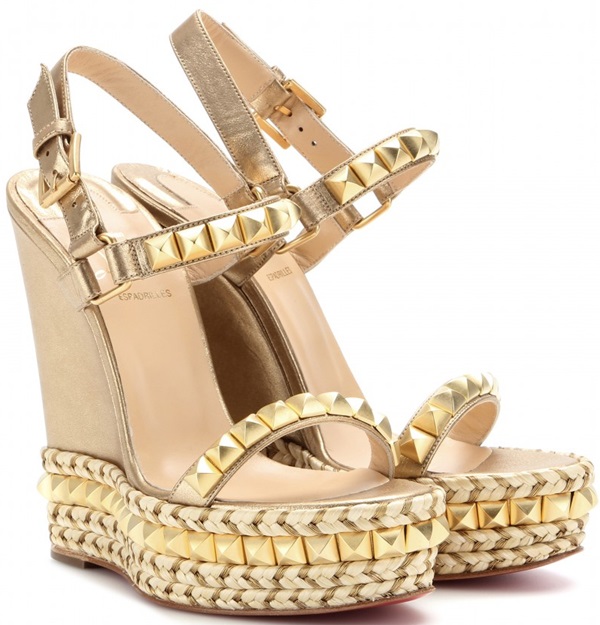 christian louboutin Cataclou espadrille wedges | The Little Arts ...