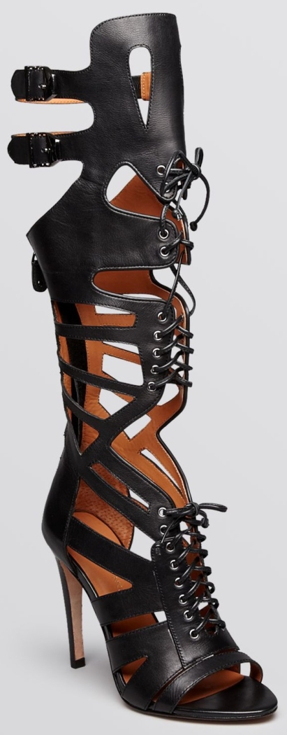 rebecca minkoff tall rita knee high gladiator sandals