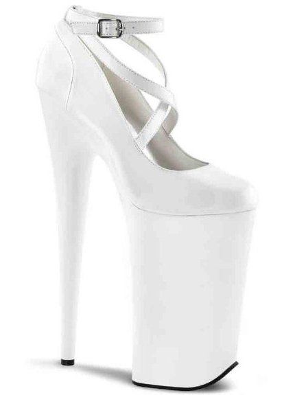 Pleaser BEYOND-087 10Criss-Cross Ankle Strap Pump