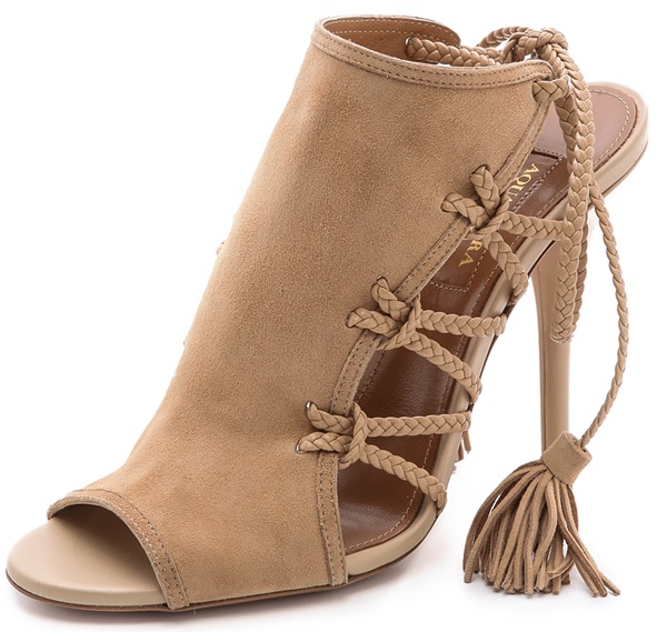 aquazzura sahara lace up sandals