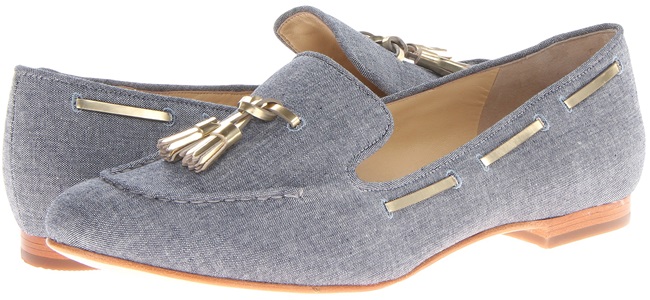 cole haan sabrina laced chambray loafer 2