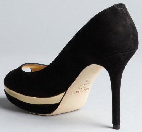 jimmy choo meringue peep toe suede pumps 3