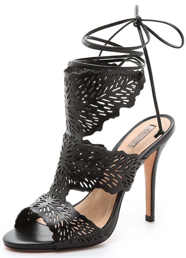 schutz garoa ankle wrap sandals