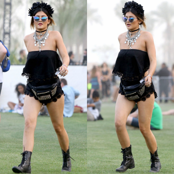 Kylie jenner combat outlet boots