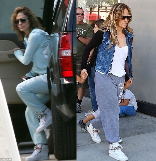 Would You Wear Jennifer Lopez s Jeweled Sneakers Shoes Post