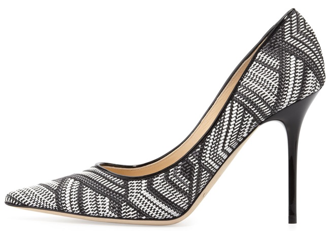 jimmy choo woven pumps abel 2