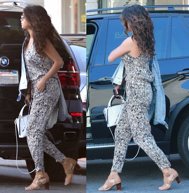 Exclusive... Selena Gomez Spends Four Hours At The Nine Zero One