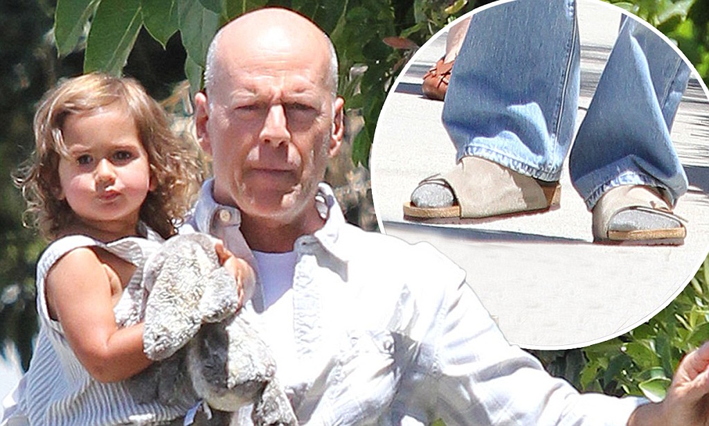 Bruce Willis and daugther Mabel out and about in West Hollywood
