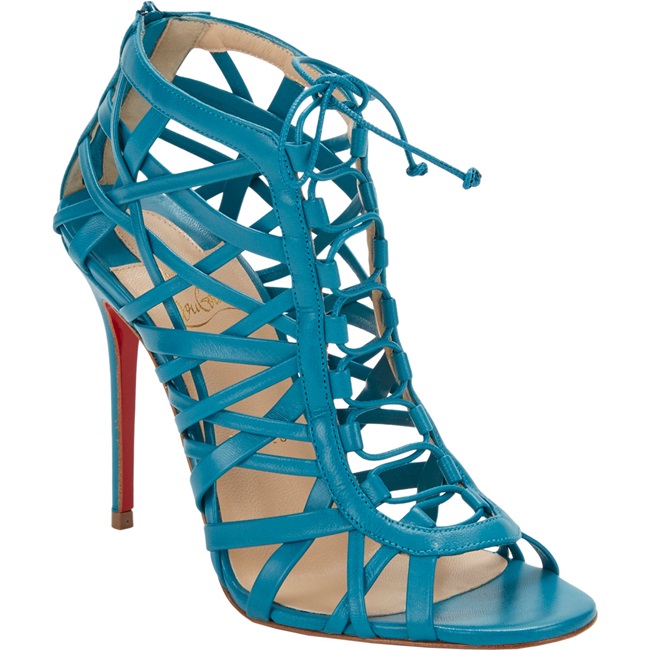 christian louboutin laurence lace up sandals 3