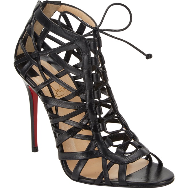 christian louboutin laurence lace up sandals