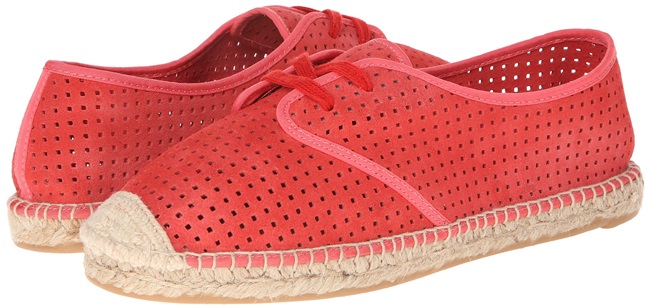 dkny ivana lace up espadrilles orange