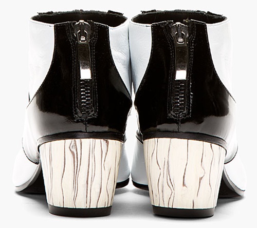 rodarte snakeskin embossed ankle boots 3