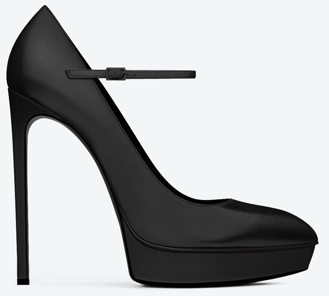 saint laurent janis escarpin classic mary jane pumps