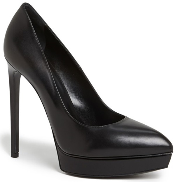 saint laurent janis platform pumps