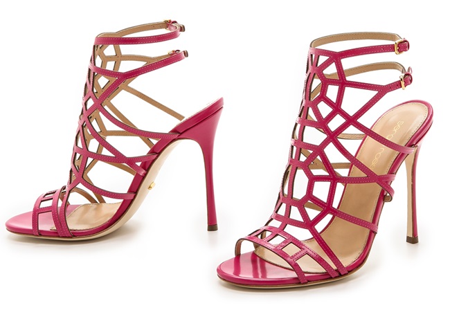 sergio rossie puzzle sandals pink
