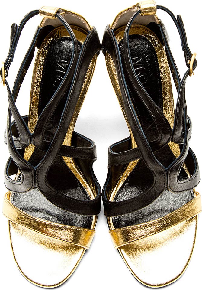 Alexander-McQueen-Black-&-Gold-Leather-Skinny-Sandals-5