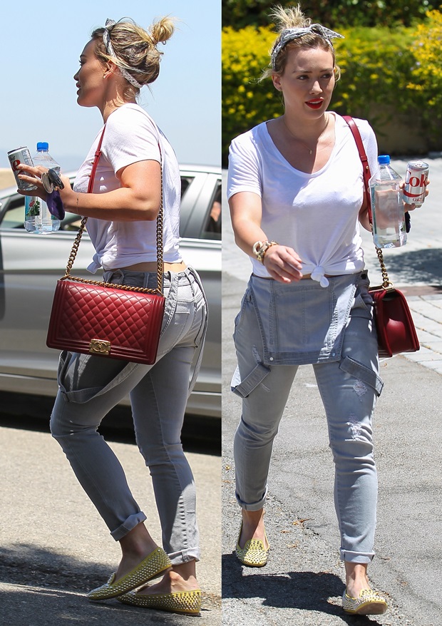 Hilary Duff Arrives For Acting Class