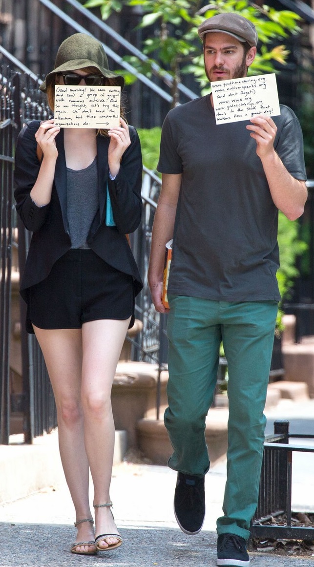 Emma Stone & Andrew Garfield Share A Message