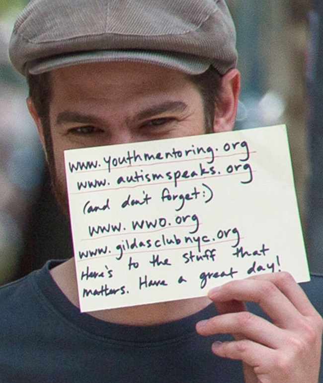 Emma Stone & Andrew Garfield Share A Message