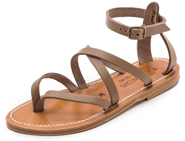 k jacques epicure sandals taupe