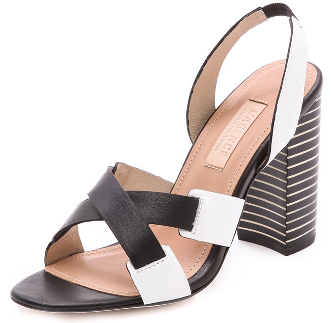 lagence contrast sandals