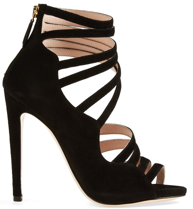 miu miu asymmetric strap sandals