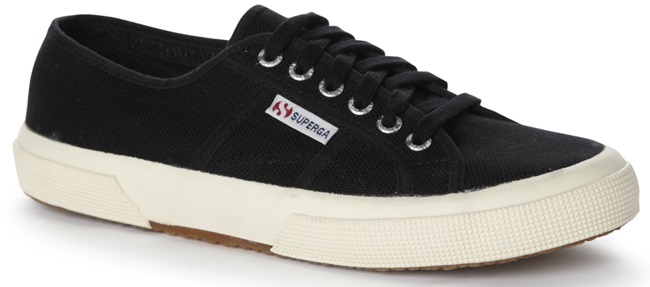 superga classic cotu in black