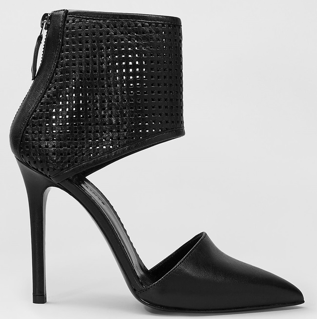 allsaints kleo traforata cuff pumps