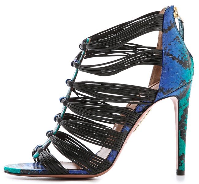 aquazzura xena strappy sandals 2