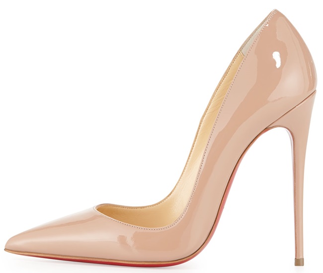 christian louboutin so kate pumps nude patent 2