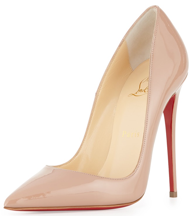 christian louboutin so kate pumps nude patent