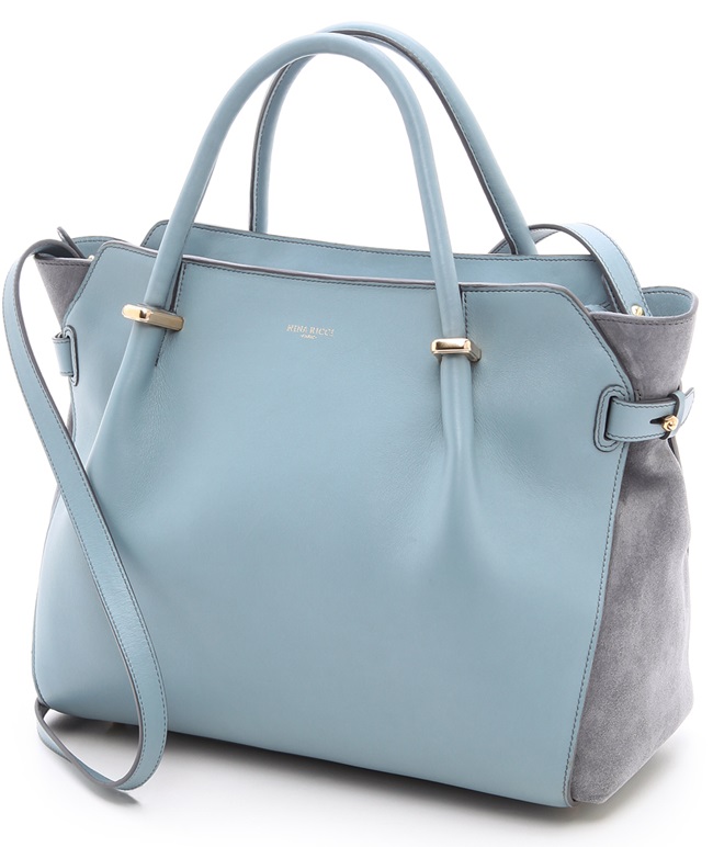 nina ricci leather tote