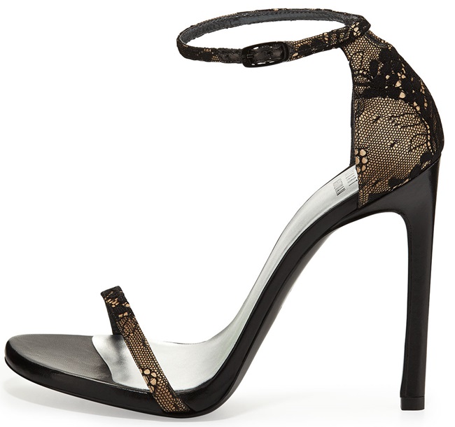 stuart weitzman nudist lace ankle strap sandals 2