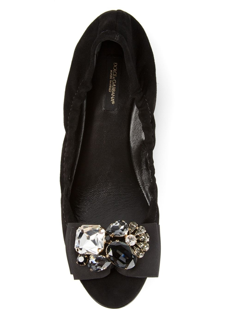 DOLCE & GABBANA embellished ballerina shoe 5