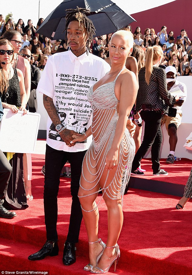 Amber Rose's dress is inspired by body chains