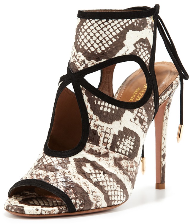 aquazzura cage peek a boo sandals