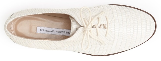 diane von furstenberg ziggy iguana embossed lace up oxfords2