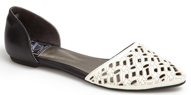 jeffrey campbell in love laser cut d'orsay flats