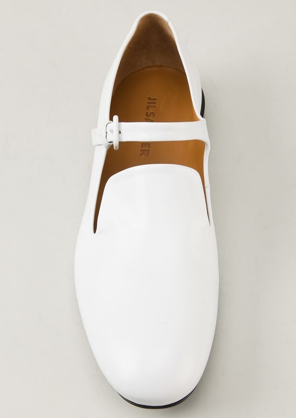 jil sander buckled strap loafer 3