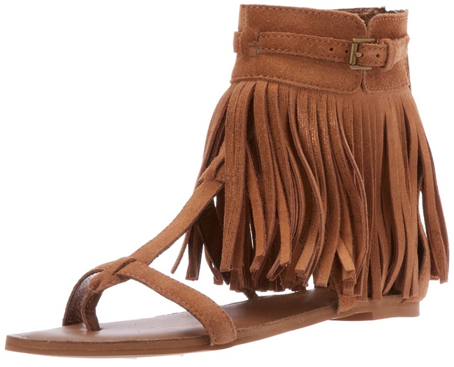 koolaburra venus ii sandals fringe thong ankle wrap cuff