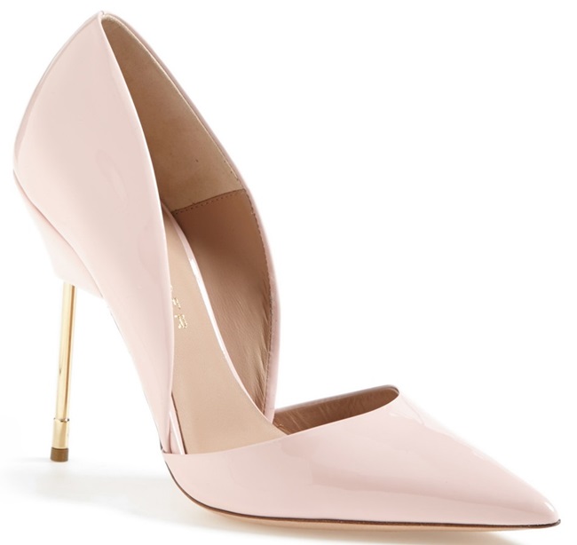 kurt geiger bond pumps pale pink