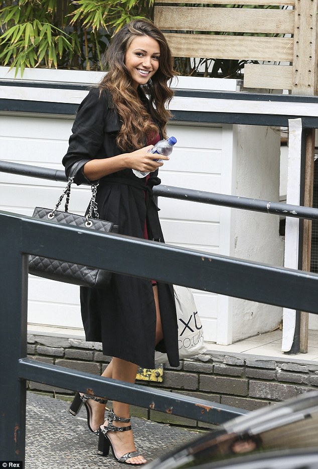 michelle keegan maroon dress silver topshop double ankle strap sandals