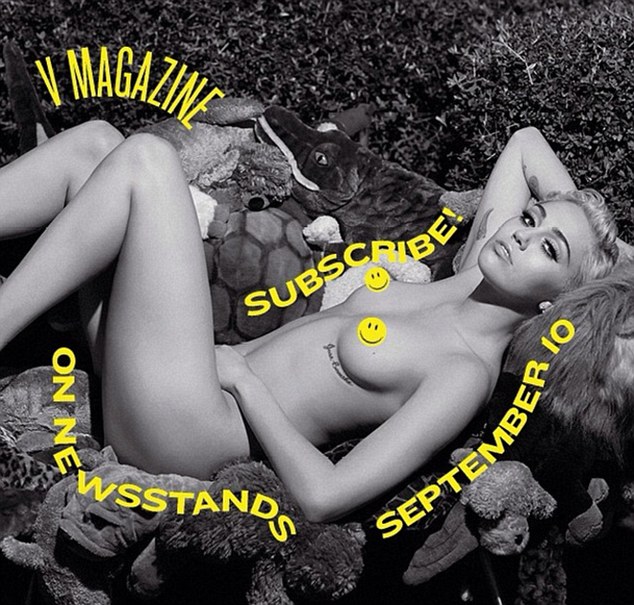 miley cyrus v magazine naked 2014