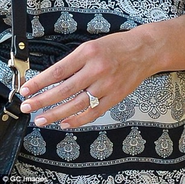 nicky hilton lace up sandals engagement ring 2